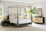 Caracole Promethean Couturier Canopy King Bed DSC