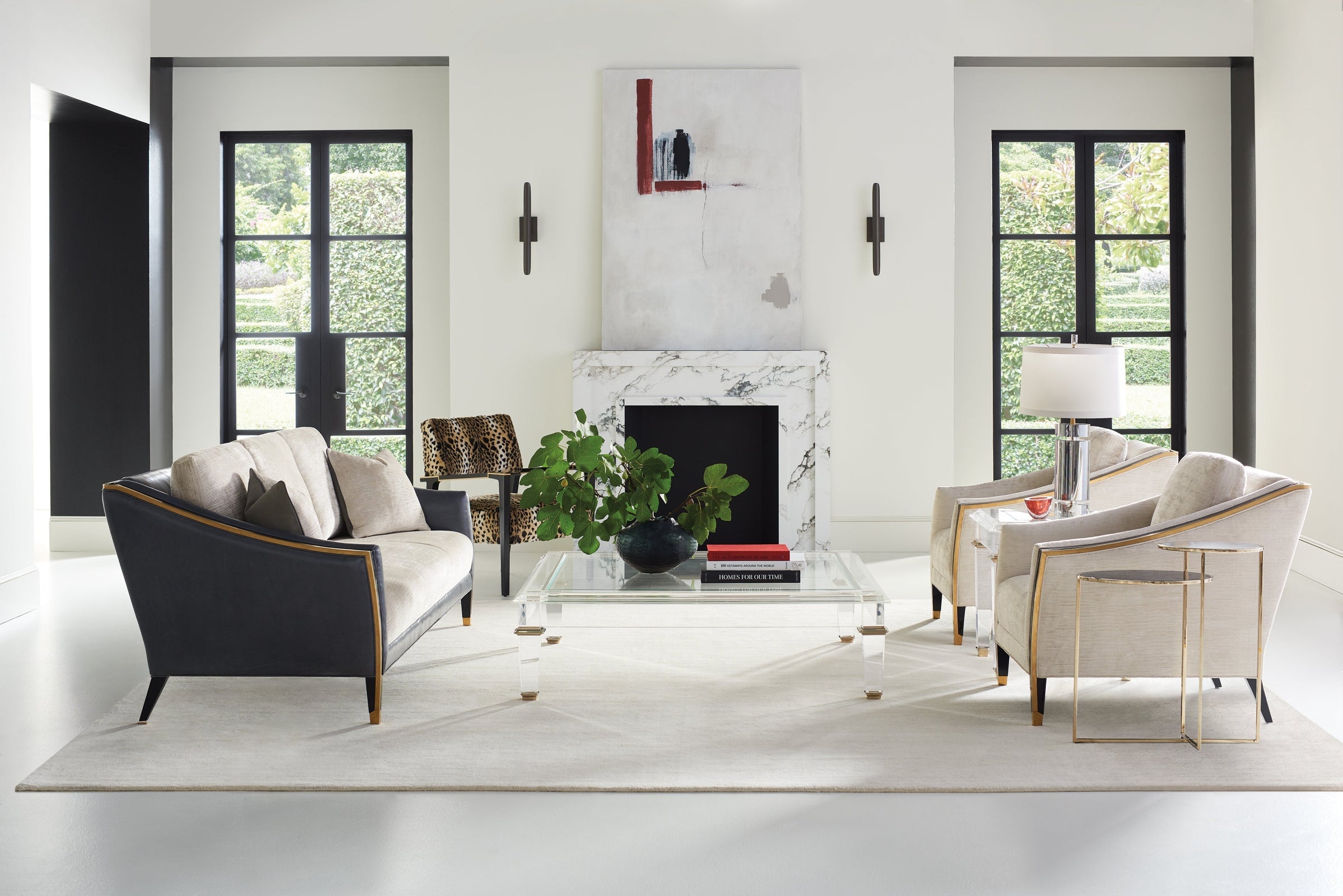 Caracole Promethean Pierre Cocktail Table