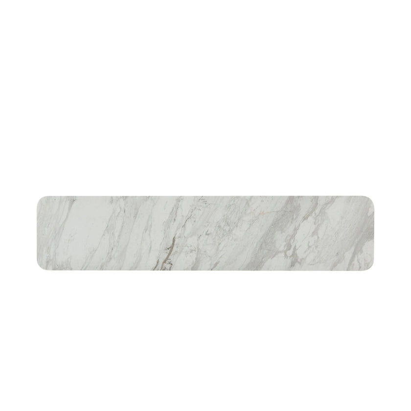 Theodore Alexander Repose Wooden Console Table Marble Top