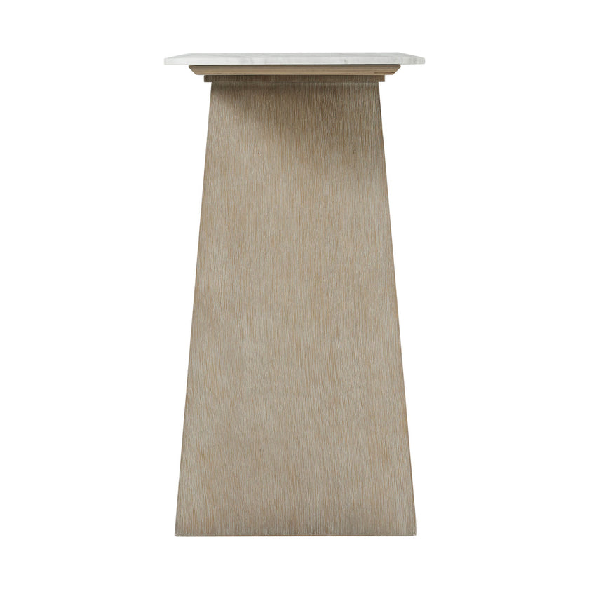 Theodore Alexander Repose Wooden Console Table Marble Top