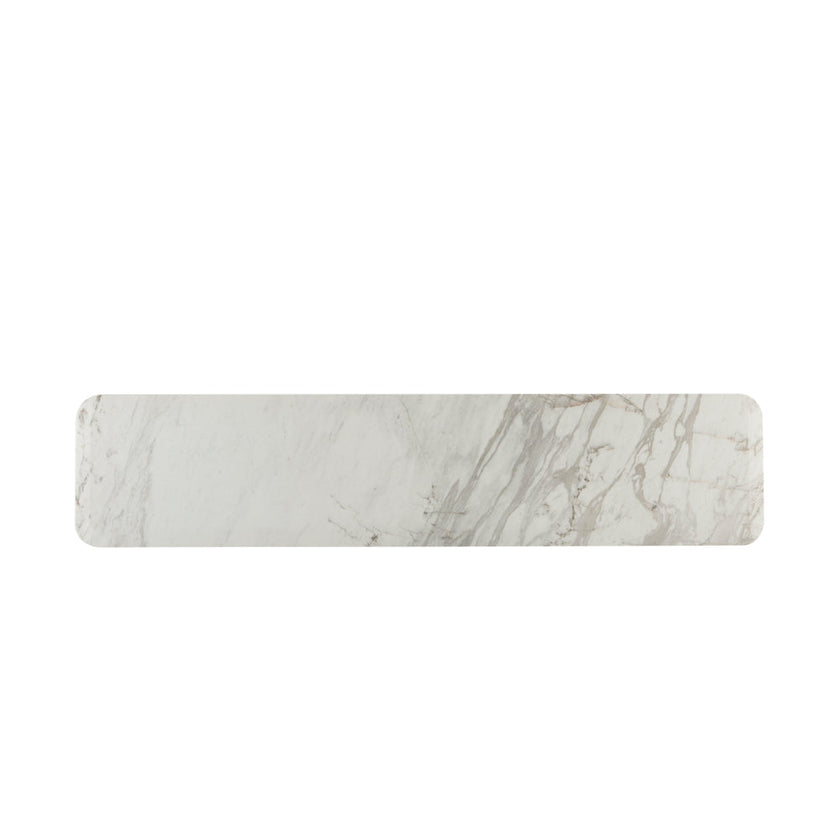 Theodore Alexander Repose Wooden Console Table Marble Top