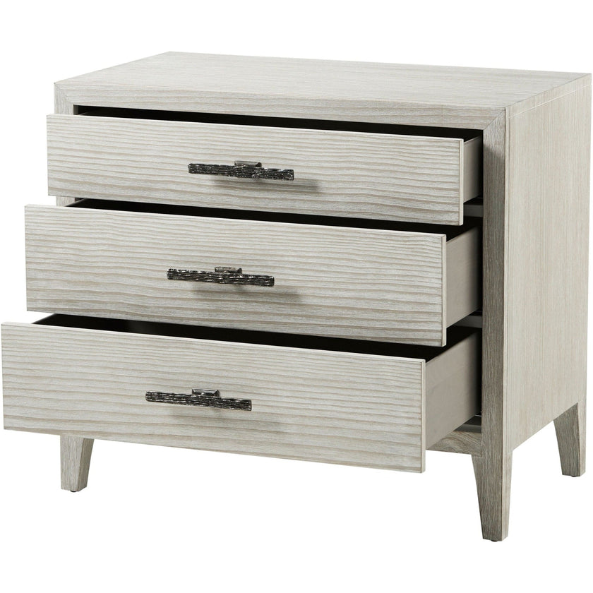 Theodore Alexander Breeze Three Drawer Nightstand