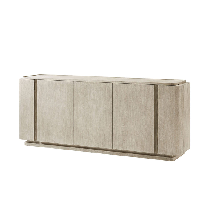 Theodore Alexander Repose Panel Triple-Door Sideboard