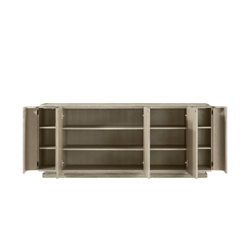Theodore Alexander Repose Panel Triple-Door Sideboard