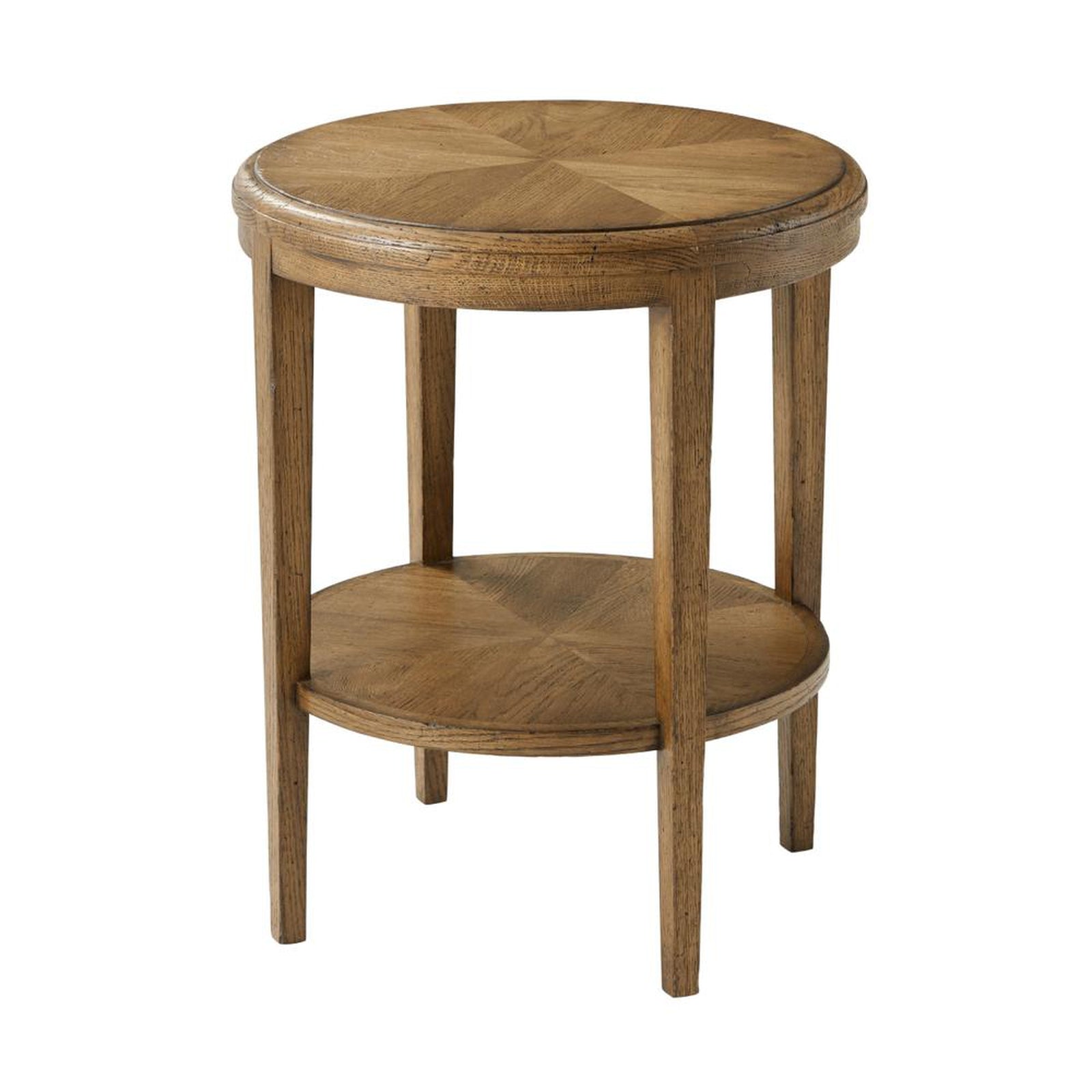 Theodore Alexander Nova Two Tiered Round Side Table