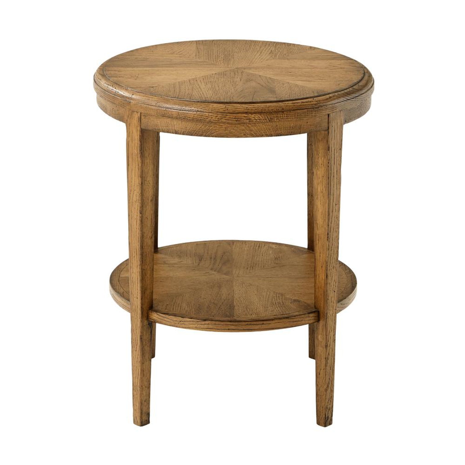 Theodore Alexander Nova Two Tiered Round Side Table