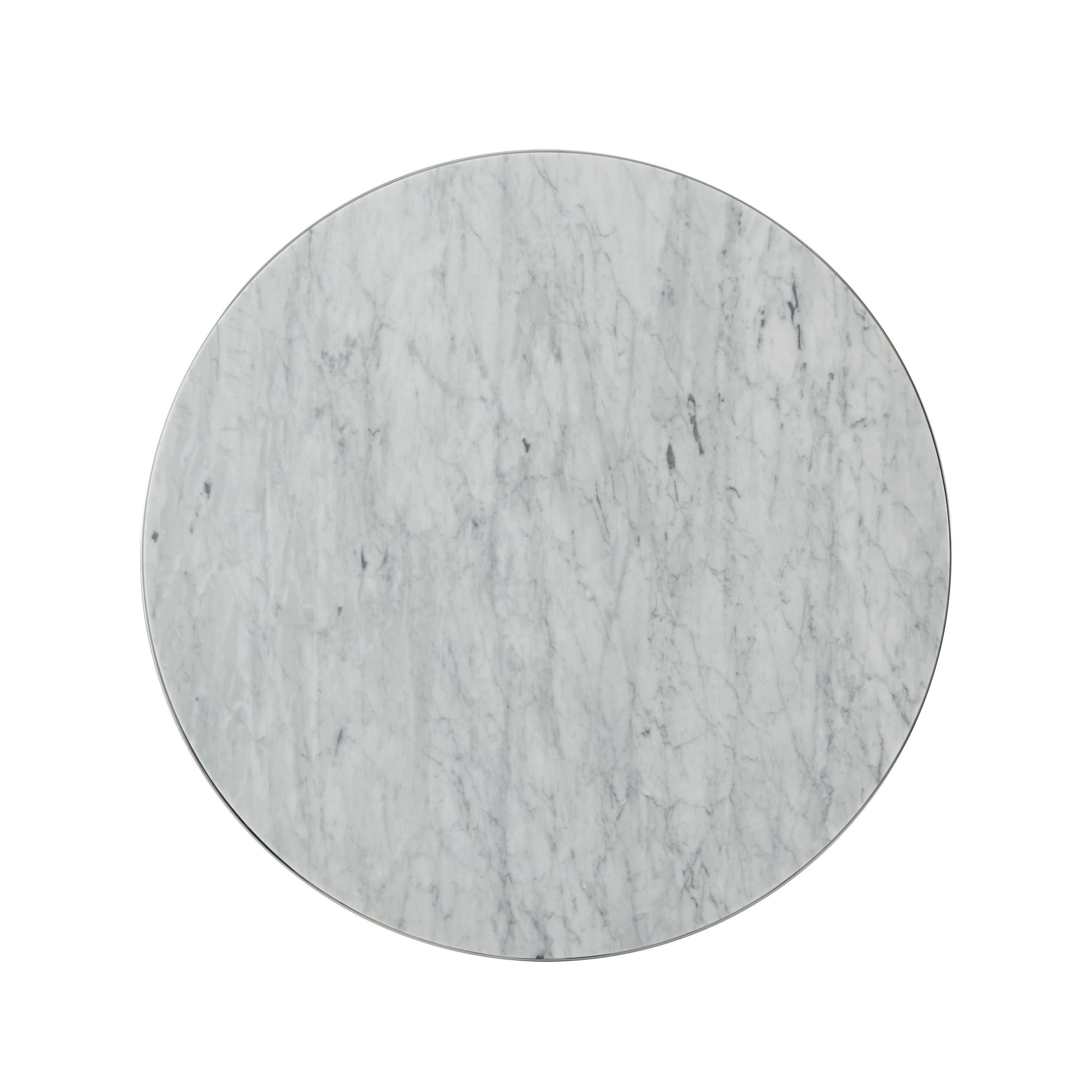 Theodore Alexander TA Studio Small Fisher Round Cocktail Table Marble