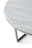 Theodore Alexander TA Studio Small Fisher Round Cocktail Table Marble
