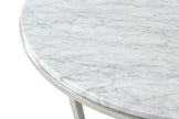 Theodore Alexander TA Studio Small Fisher Round Cocktail Table Marble