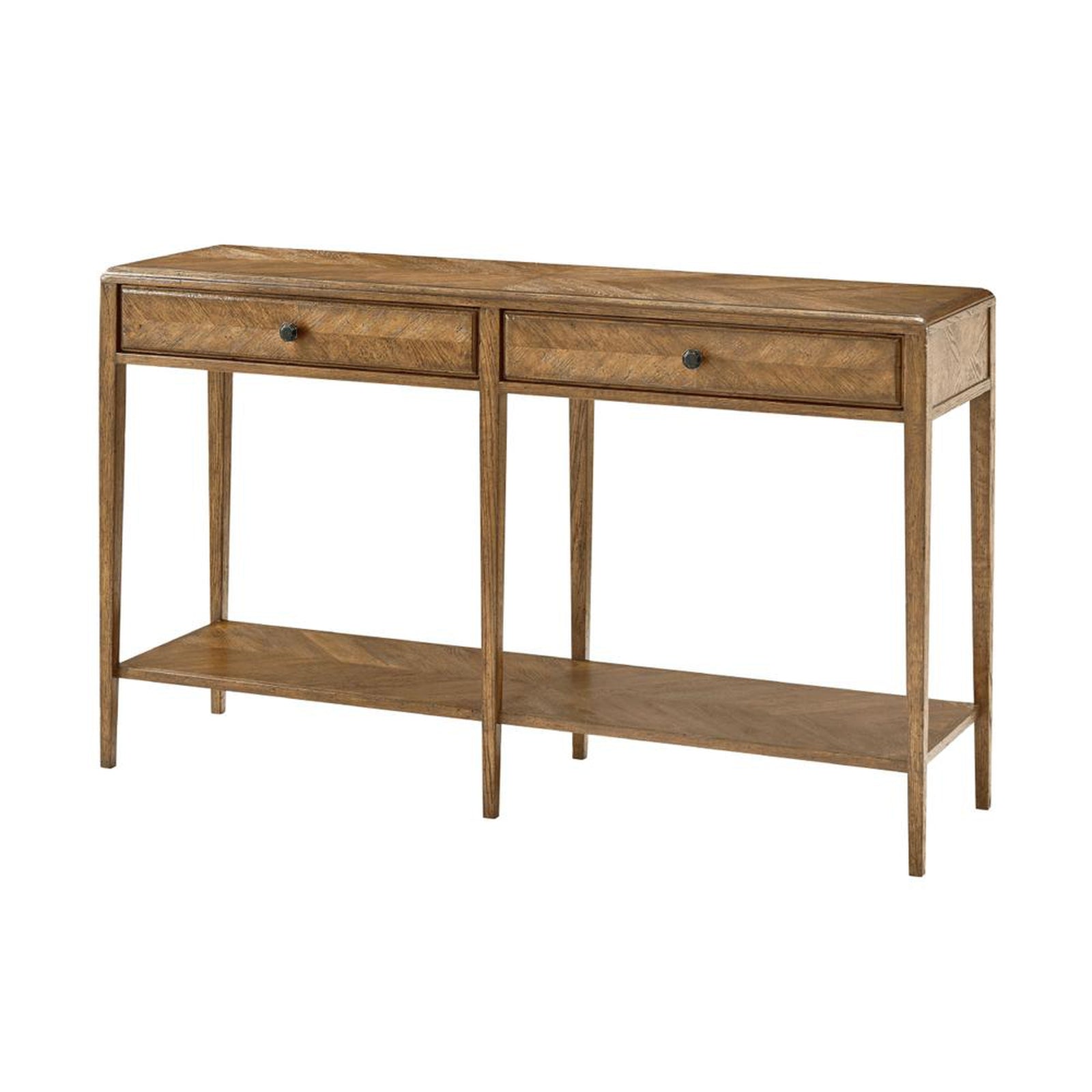 Theodore Alexander Nova Two Frieze Drawers Console Table DSC