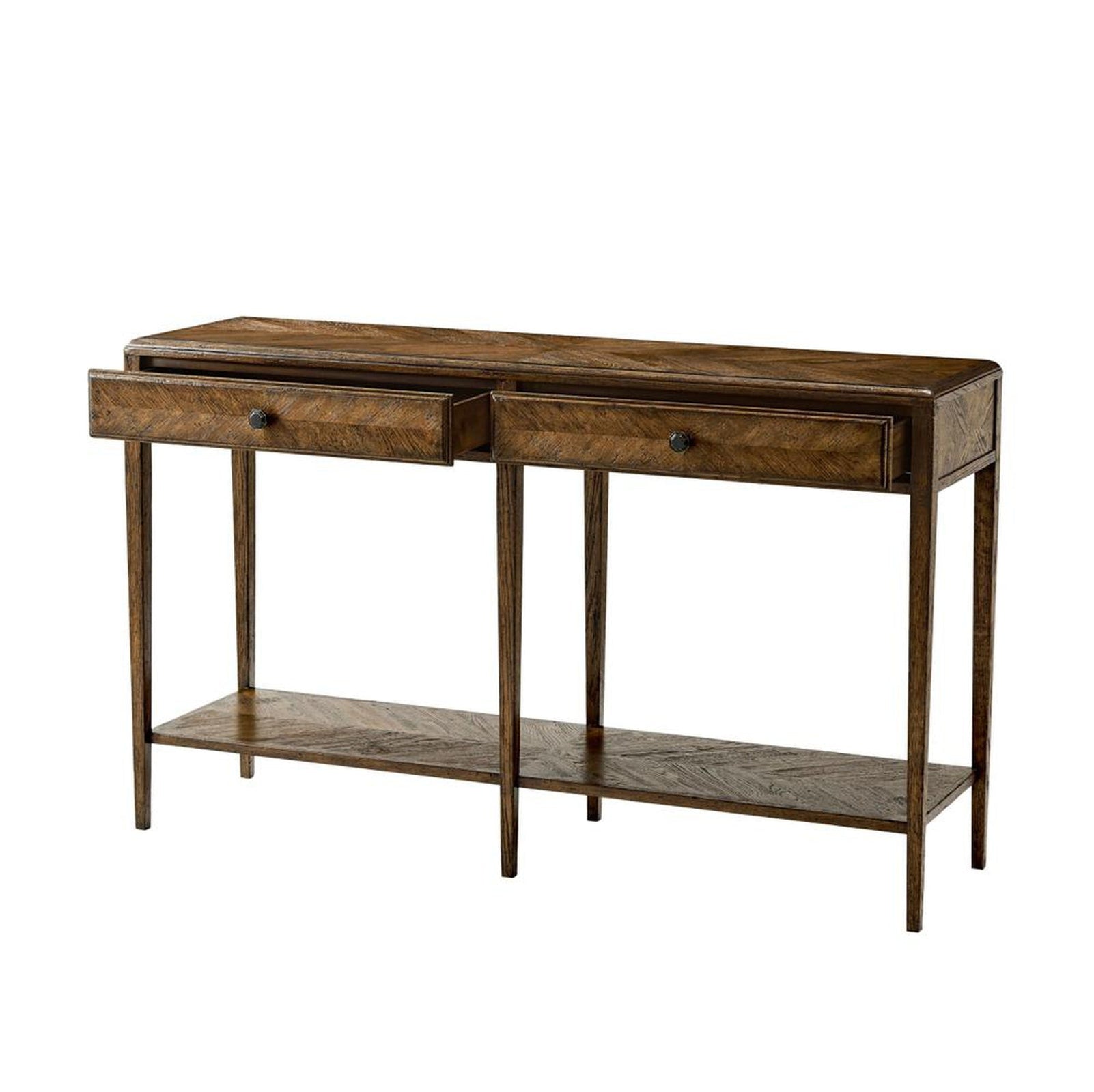 Theodore Alexander Nova Two Frieze Drawers Console Table DSC