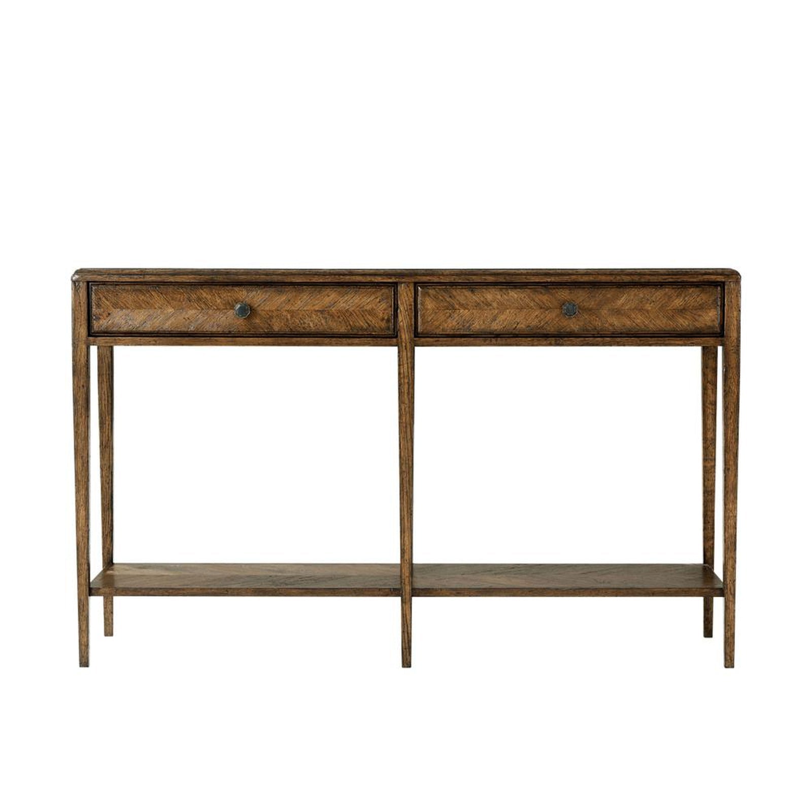 Theodore Alexander Nova Two Frieze Drawers Console Table DSC