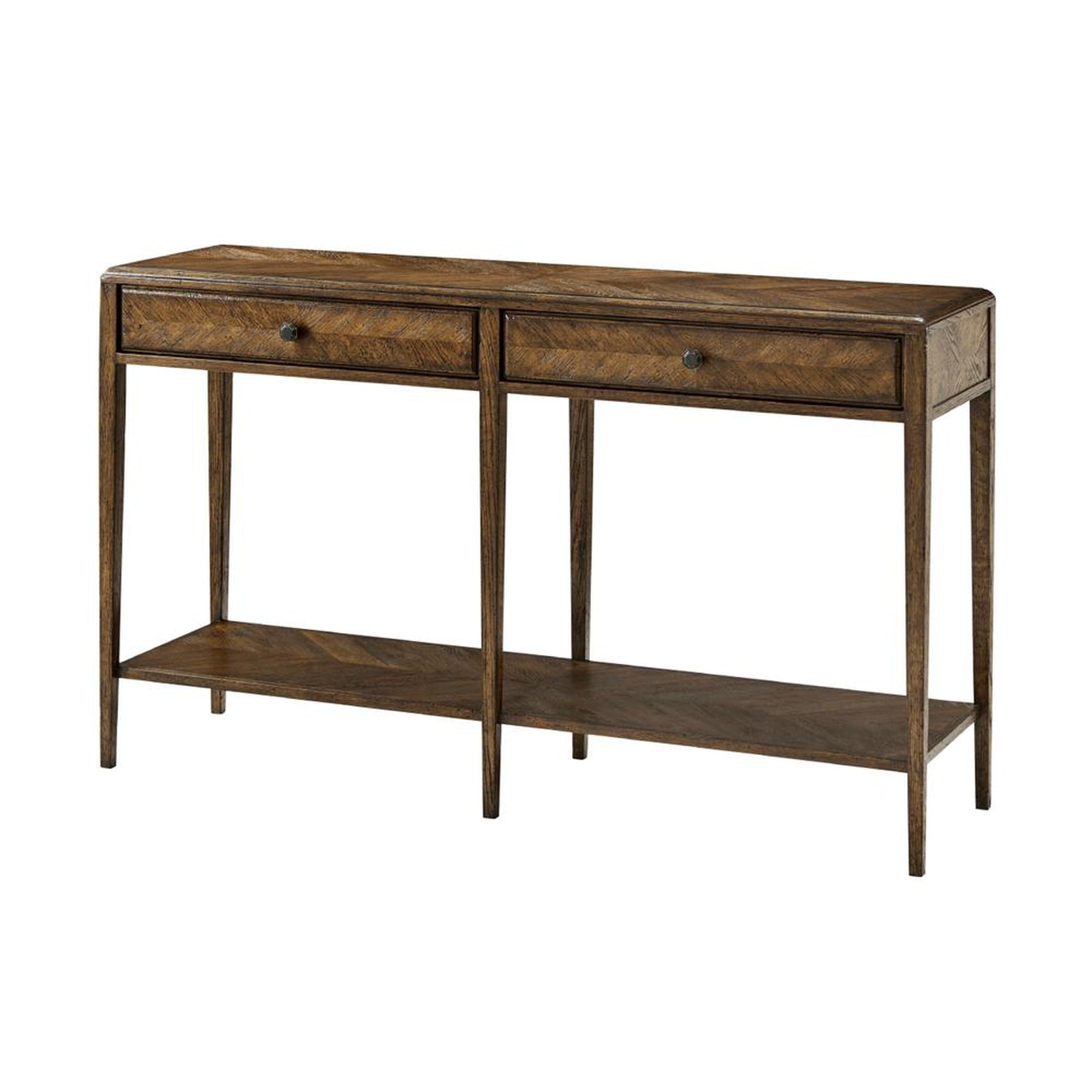 Theodore Alexander Nova Two Frieze Drawers Console Table DSC
