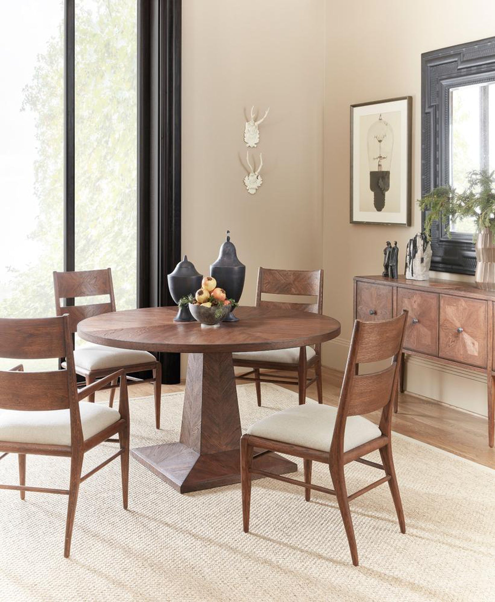 Theodore Alexander Nova Four Door Rectangular Credenza