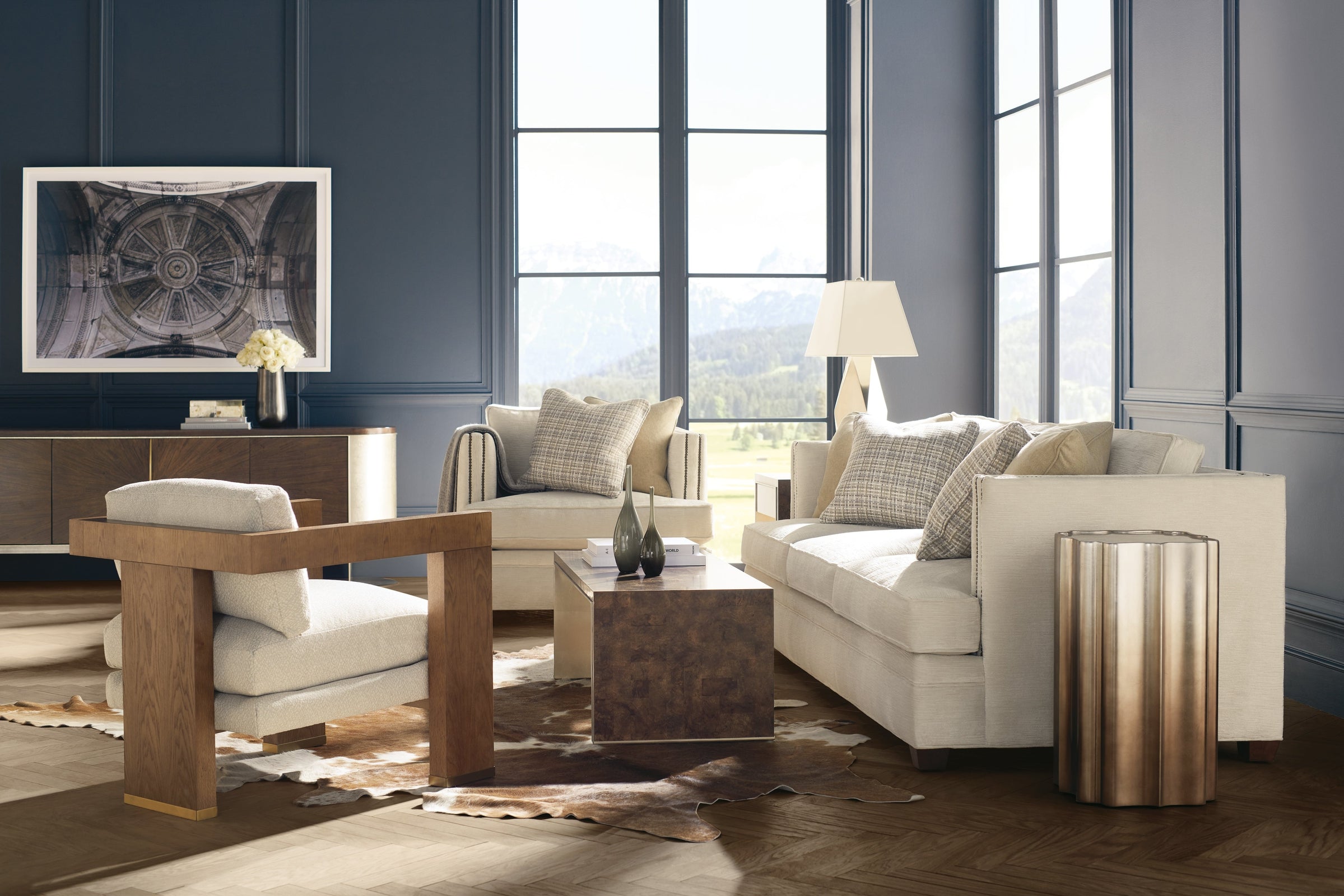Caracole Gold Is Up Side Table INV