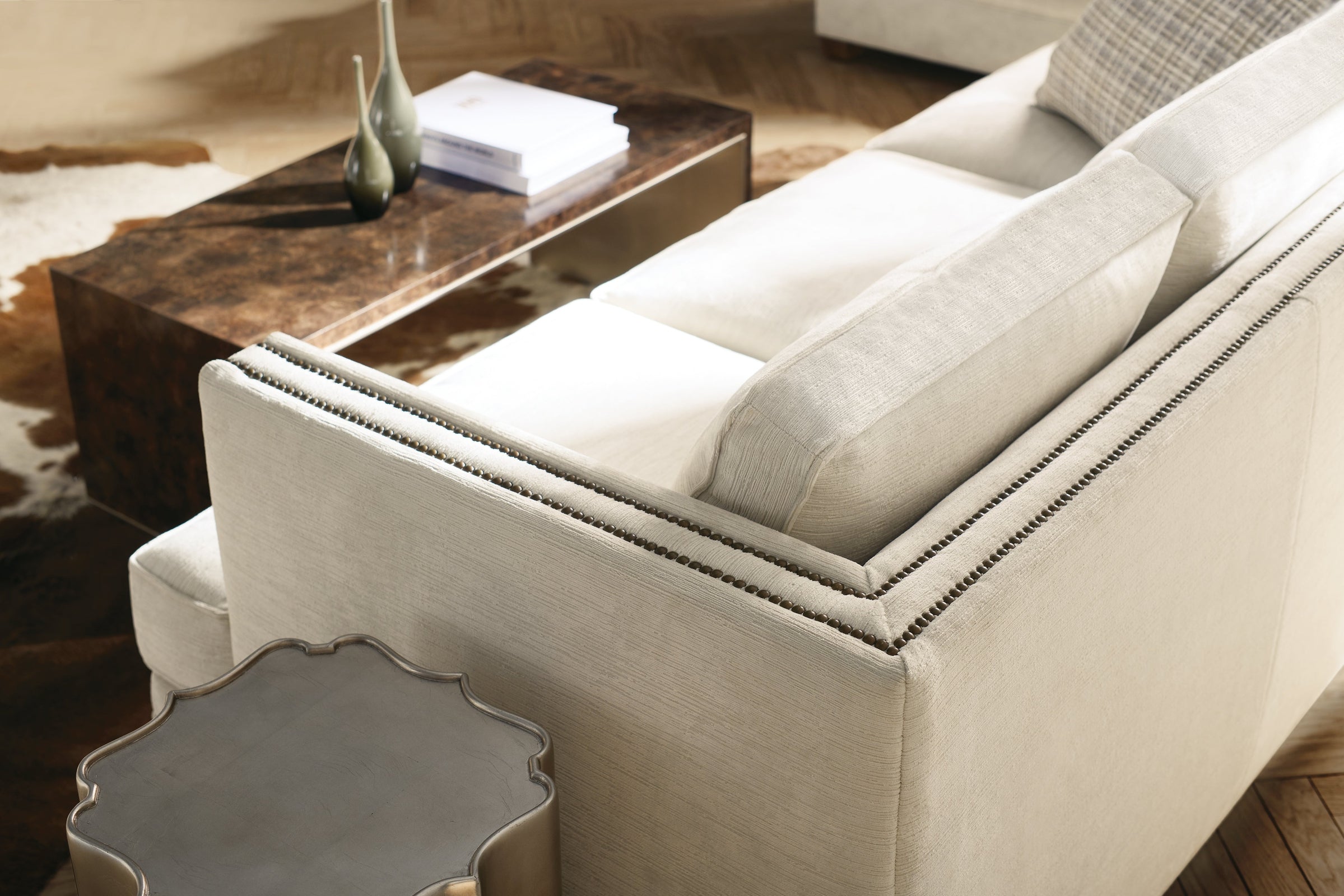 Caracole Gold Is Up Side Table INV