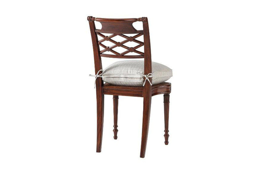 Theodore Alexander Adorned with Silk Bows Dining Chair - Set of 2
