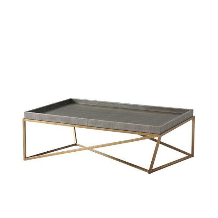 Theodore Alexander TA Studio Crazy X Tray Cocktail Table