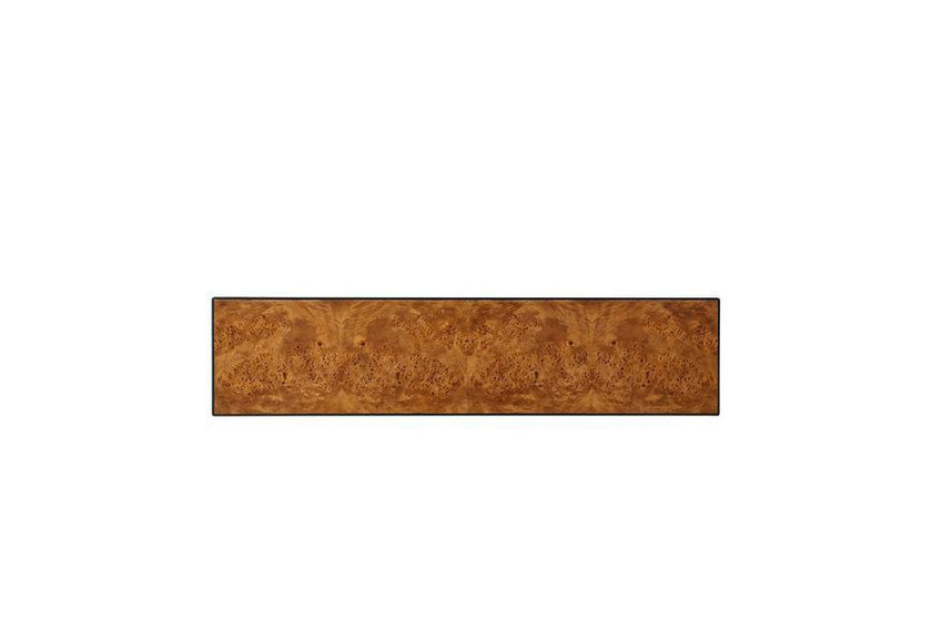 Theodore Alexander Long Hall Burl Console Table