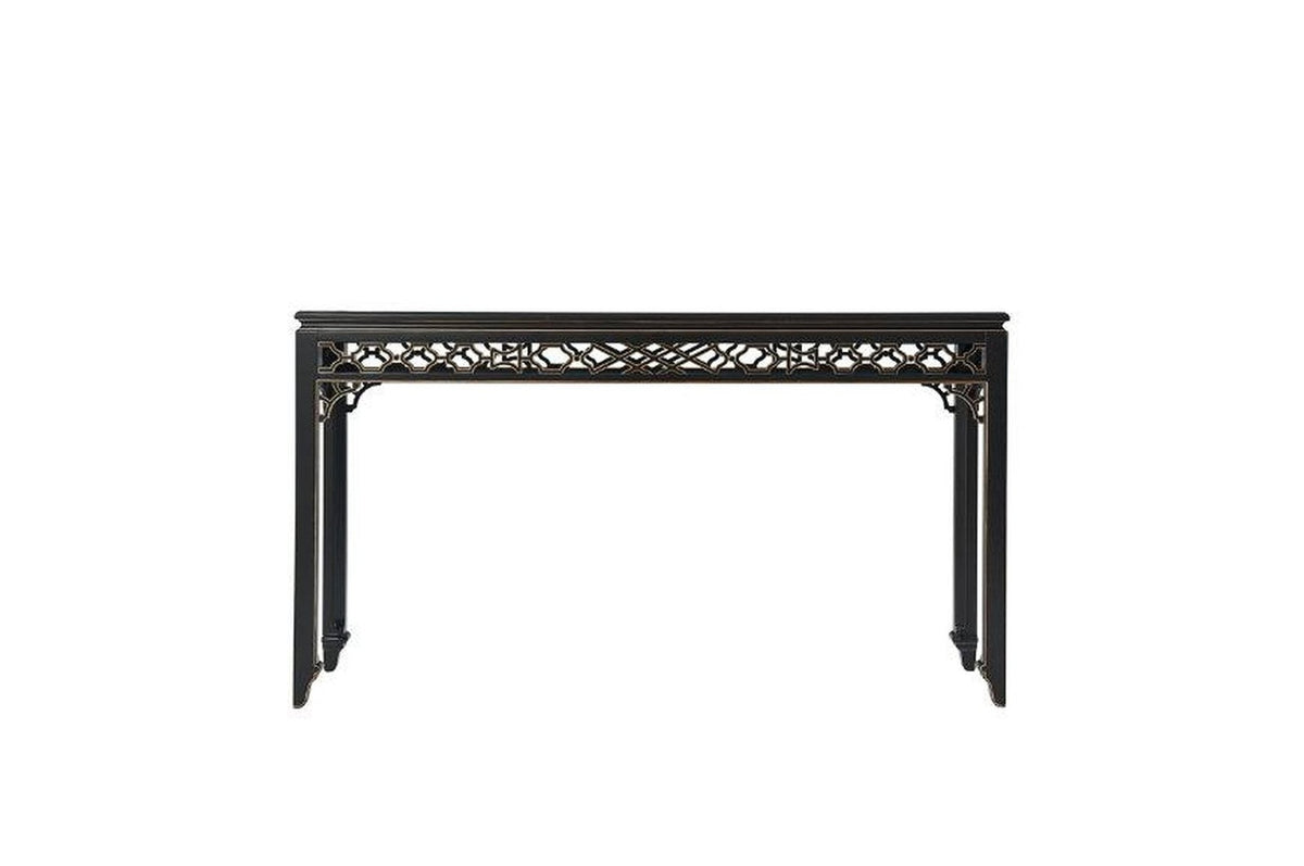 Theodore Alexander Long Hall Chinoiserie Console Table