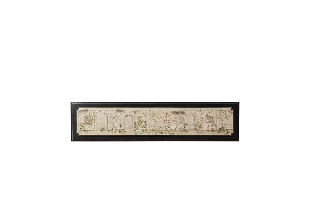 Theodore Alexander Long Hall Chinoiserie Console Table