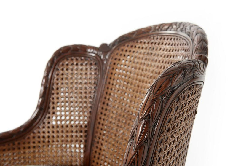 Theodore Alexander Louis Bergère Arm Chair - Set of 2 Clearance