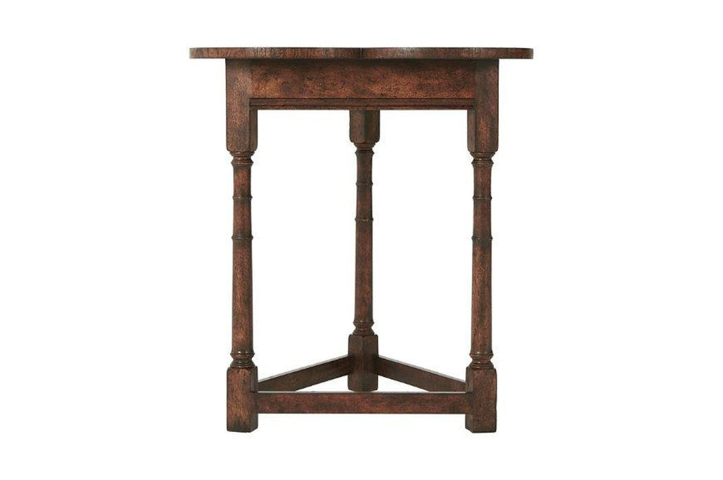 Theodore Alexander Oak Clover Accent Table