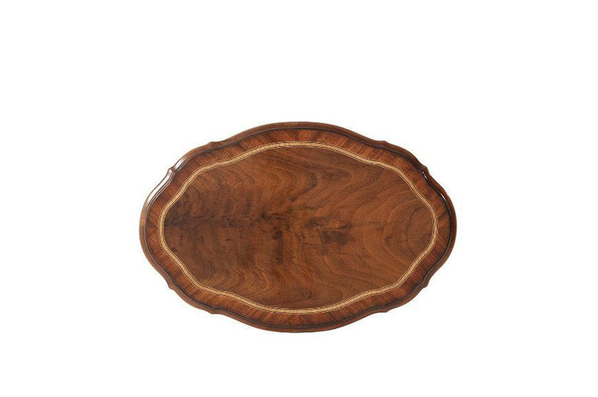Theodore Alexander Oval Millard Accent Table