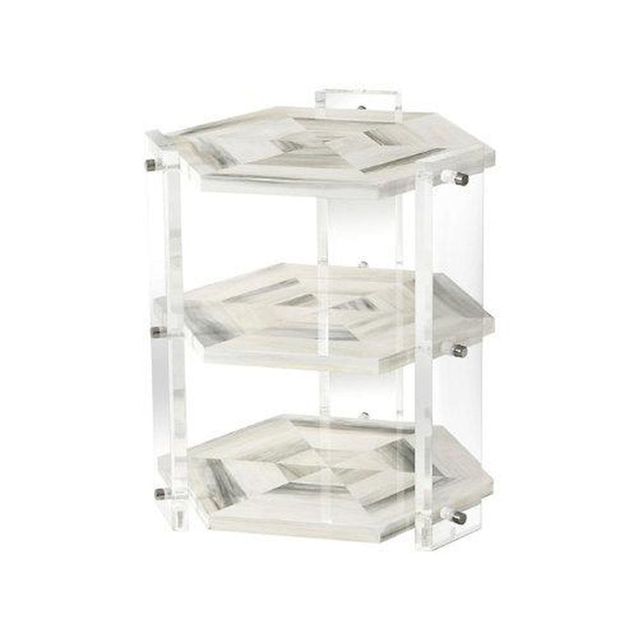 Theodore Alexander Quadrilateral Tiers Side Table