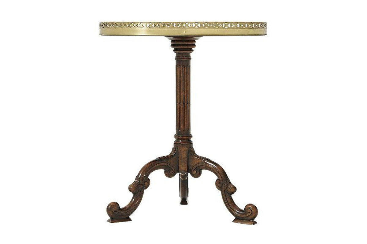 Theodore Alexander Radiating Parquetry Accent Table