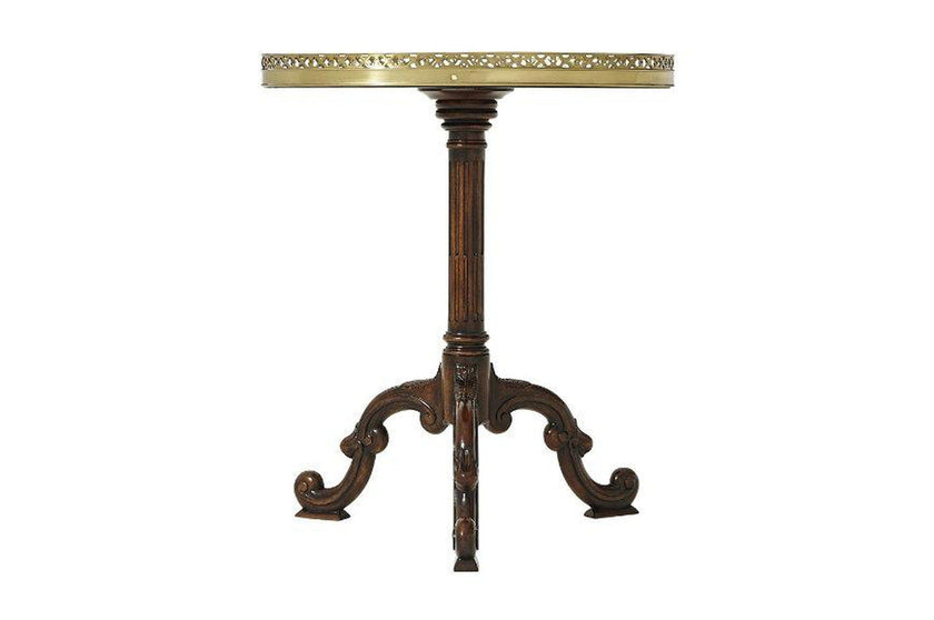Theodore Alexander Radiating Parquetry Accent Table