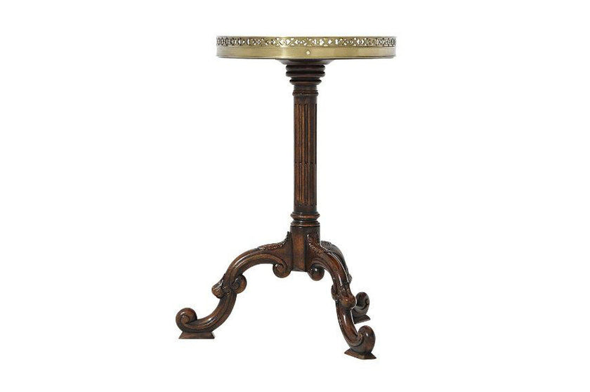 Theodore Alexander Radiating Parquetry Accent Table