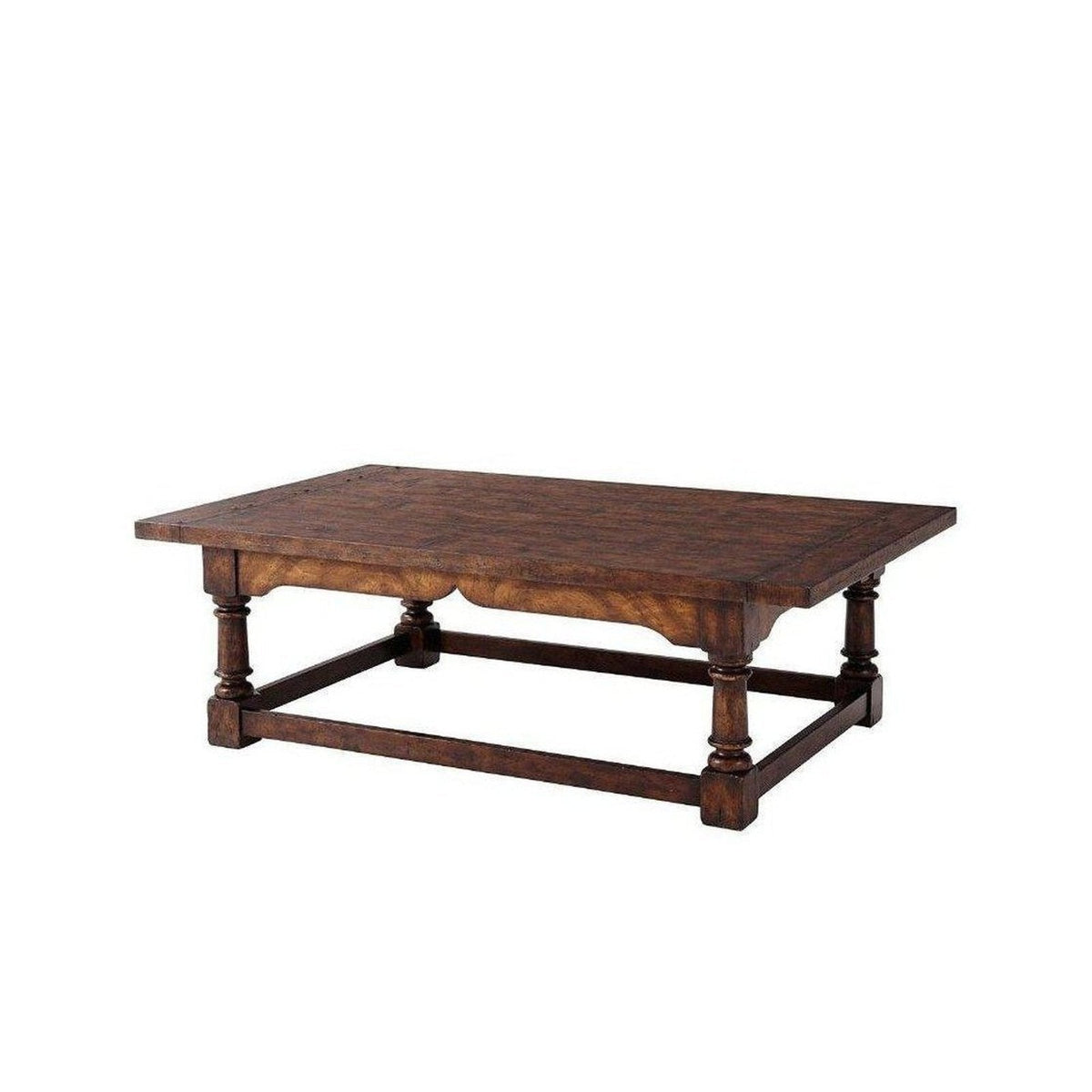 Theodore Alexander Victory Oak Cocktail Table
