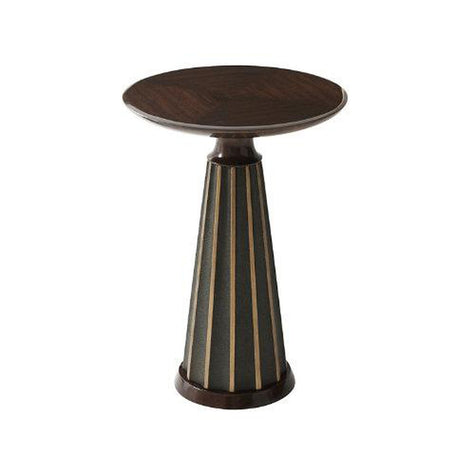 Theodore Alexander Walnut Hendrix Drinks Table II DSC