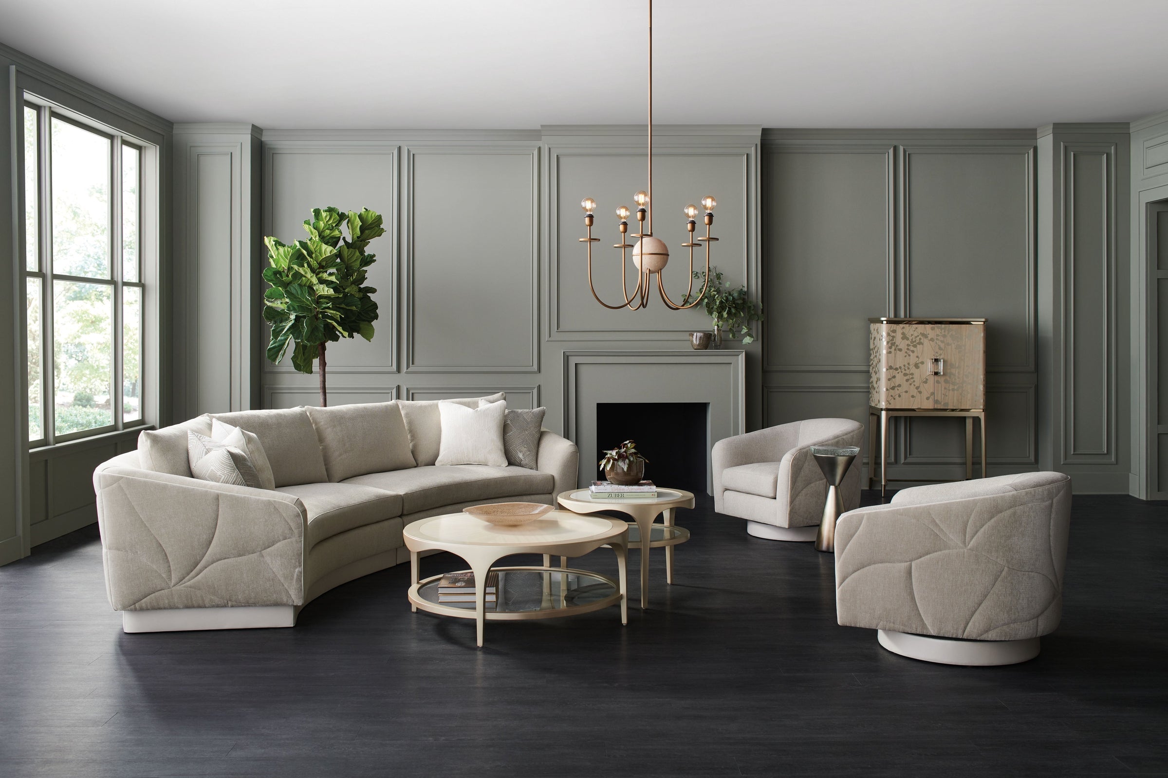 Caracole Fanciful Loveseat Sectional