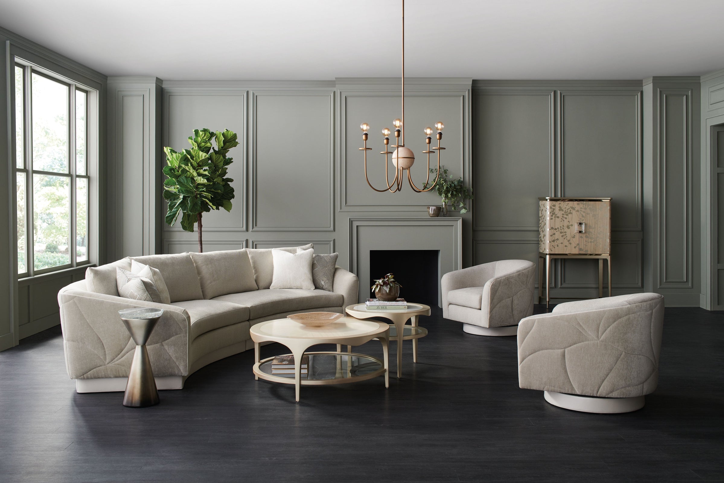 Caracole Fanciful Loveseat Sectional