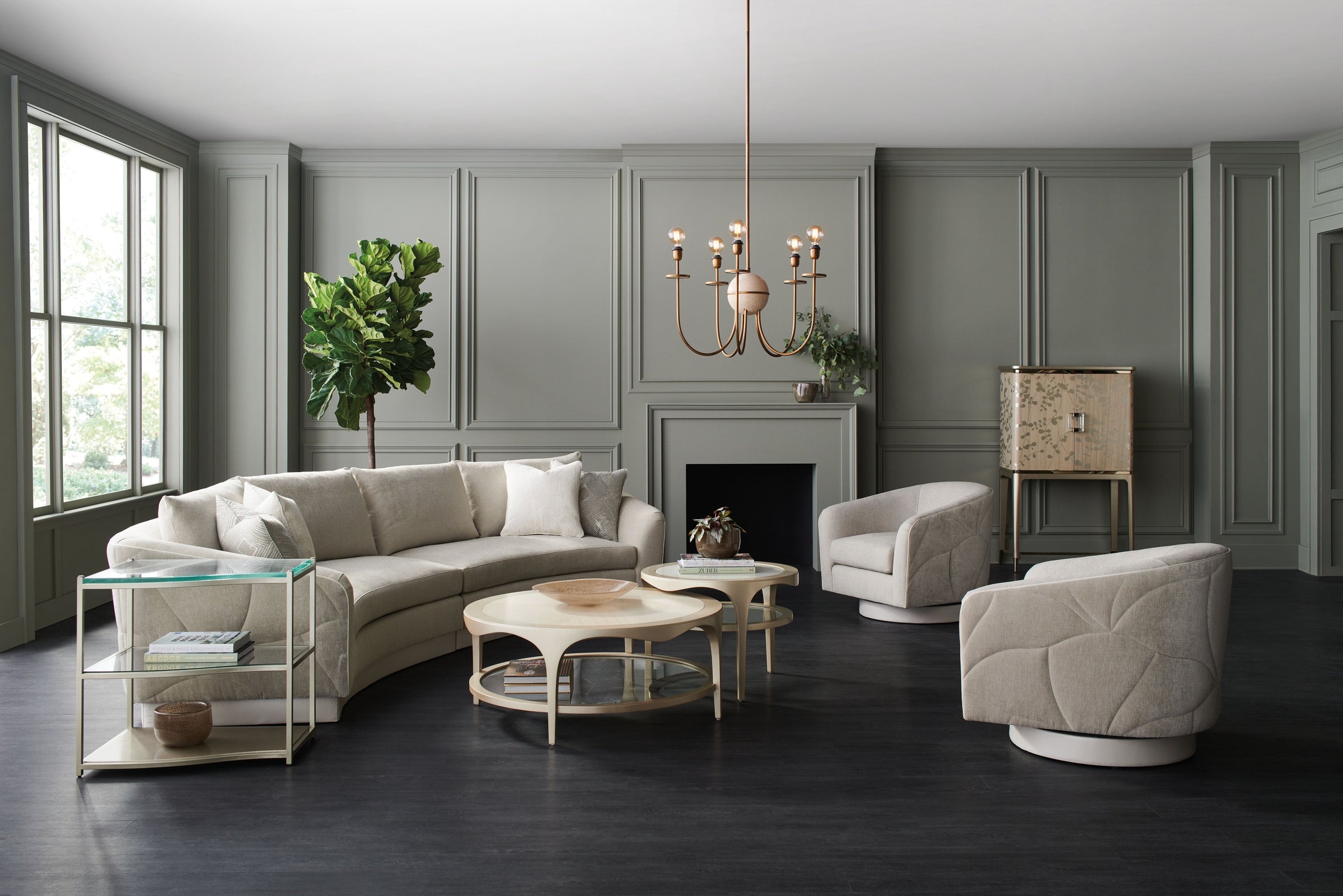 Caracole Fanciful Loveseat Sectional
