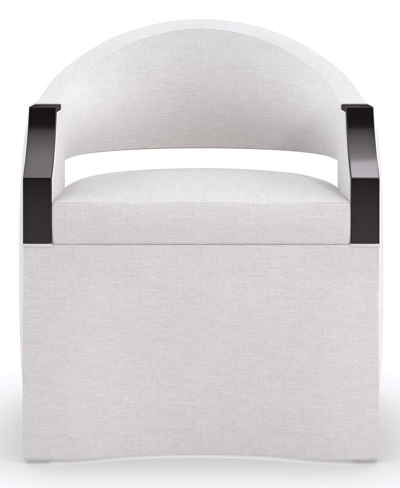 Caracole Upholstery Dinner Roll Chair INV