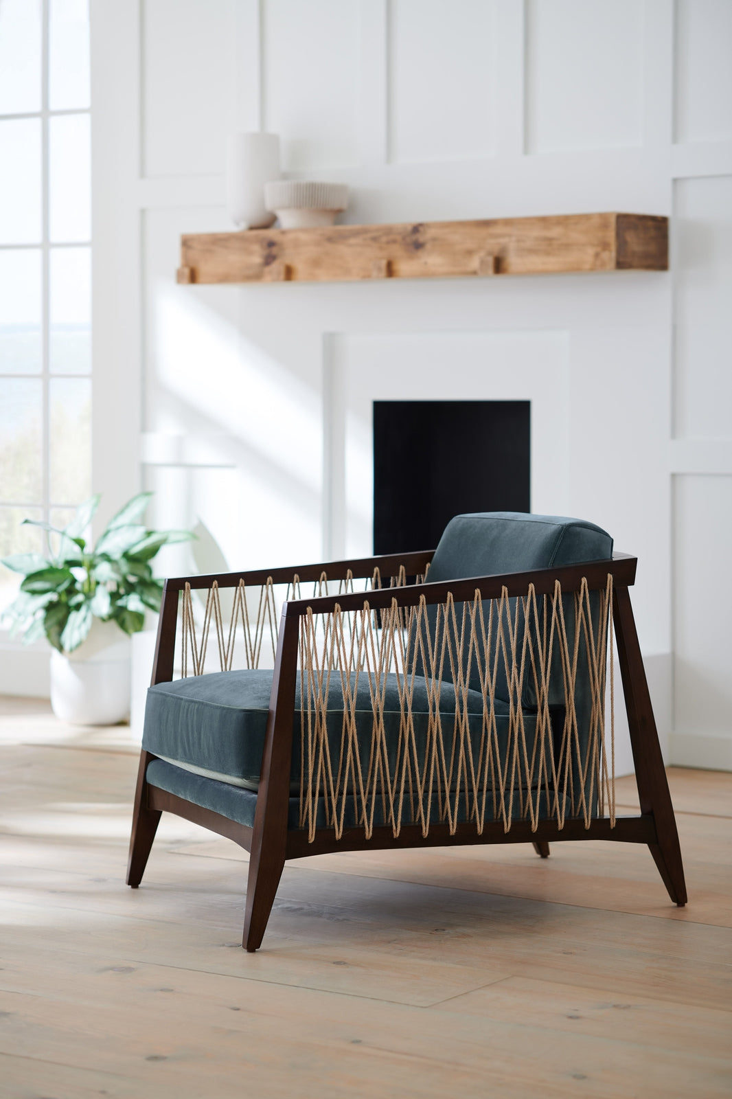 Caracole Upholstery Rope Me In Chair