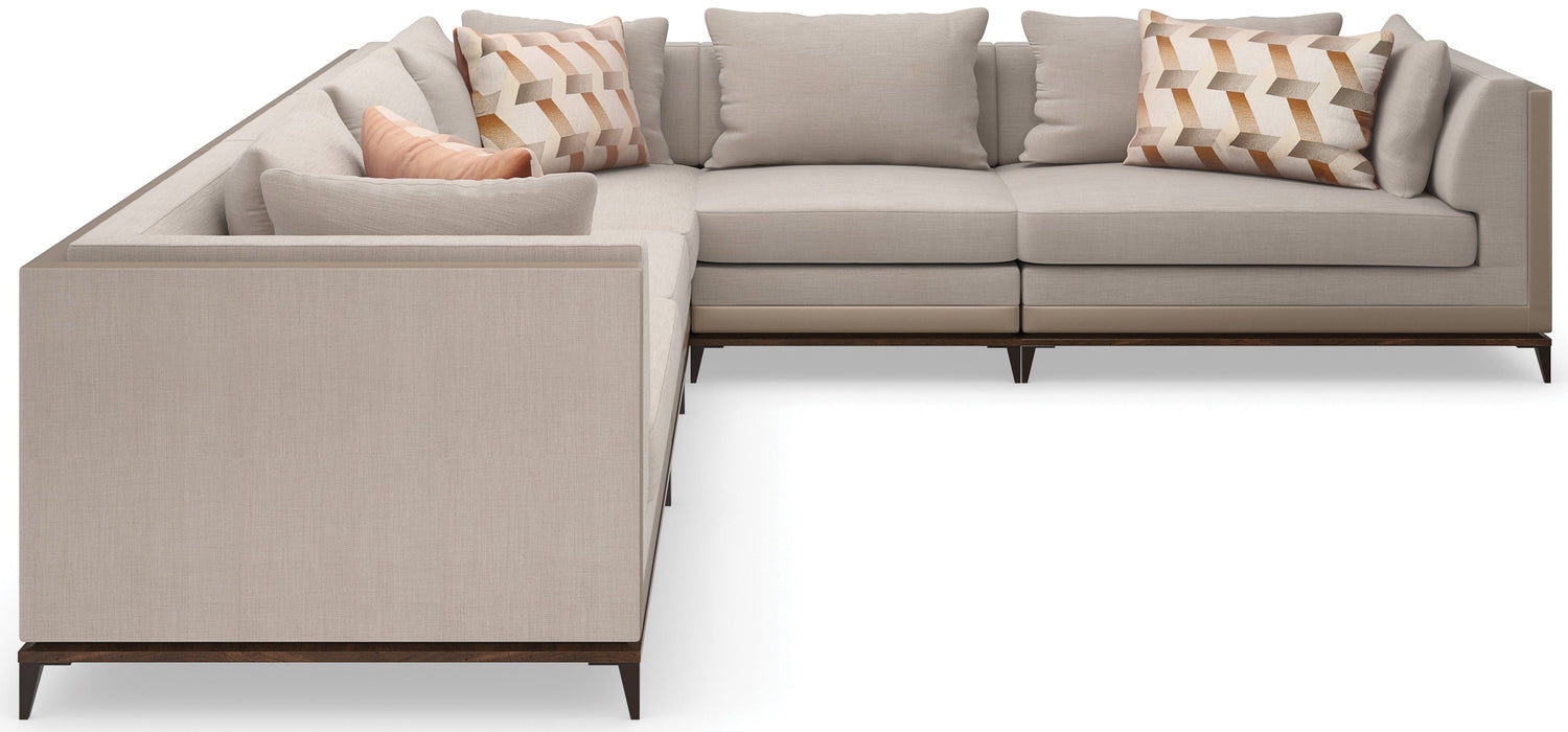 Caracole Upholstery Archipelago L-Shaped Sectional