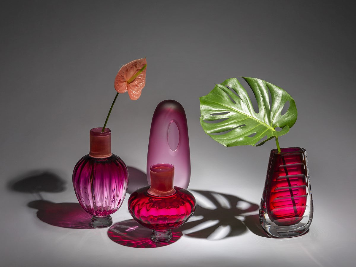 Vista Alegre unica Case with Small Vase Caneleto Pink