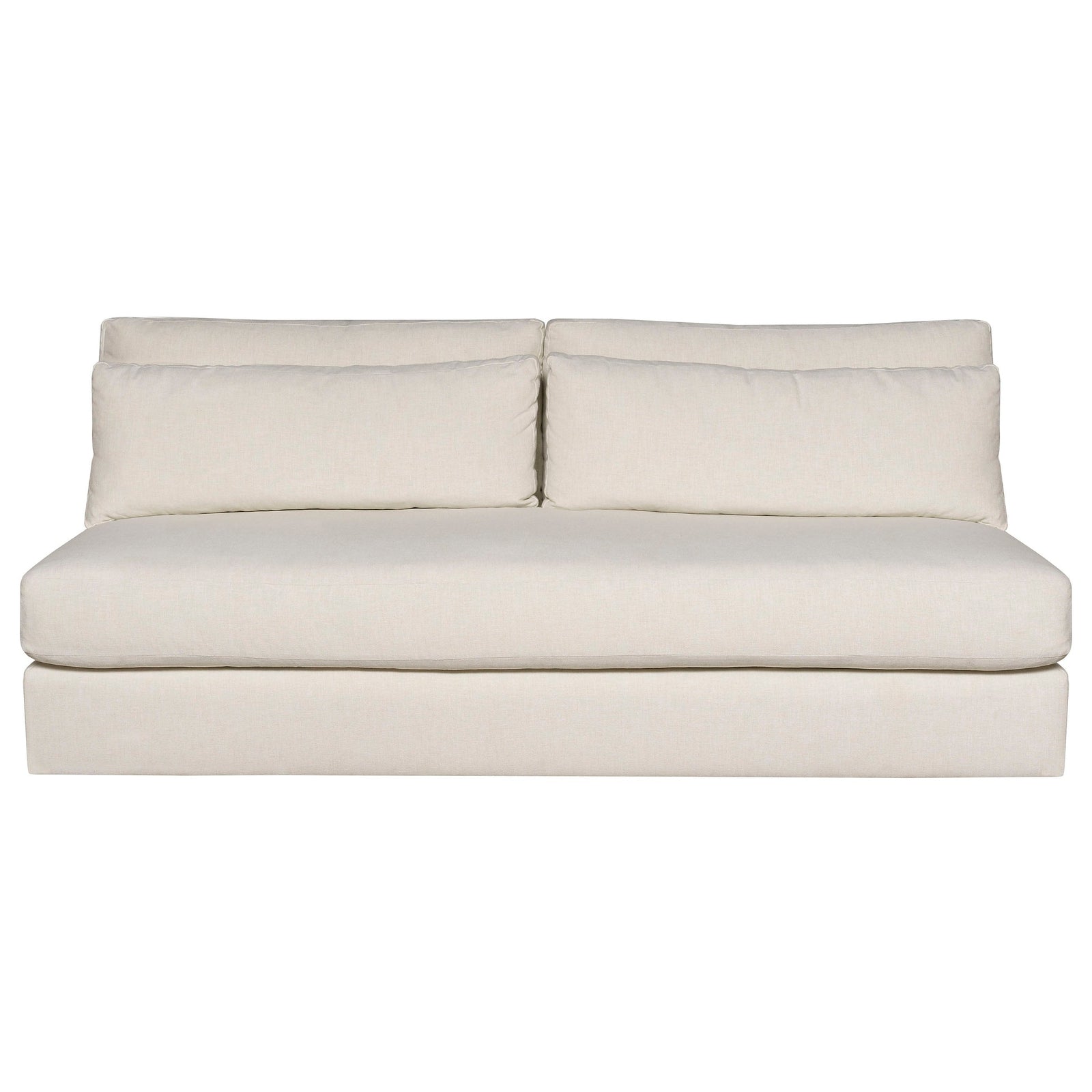 Vanguard Ease Leone Armless Bench Seat Sofa