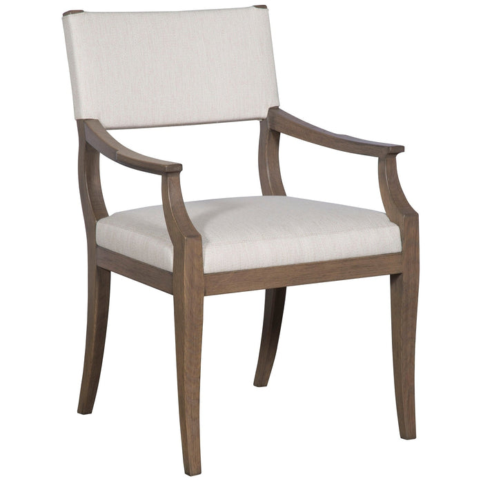 Vanguard Ridge Arm Chair with Upholstered Back