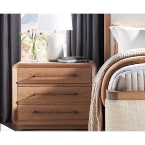 Vanguard Form Three Drawer Nightstand