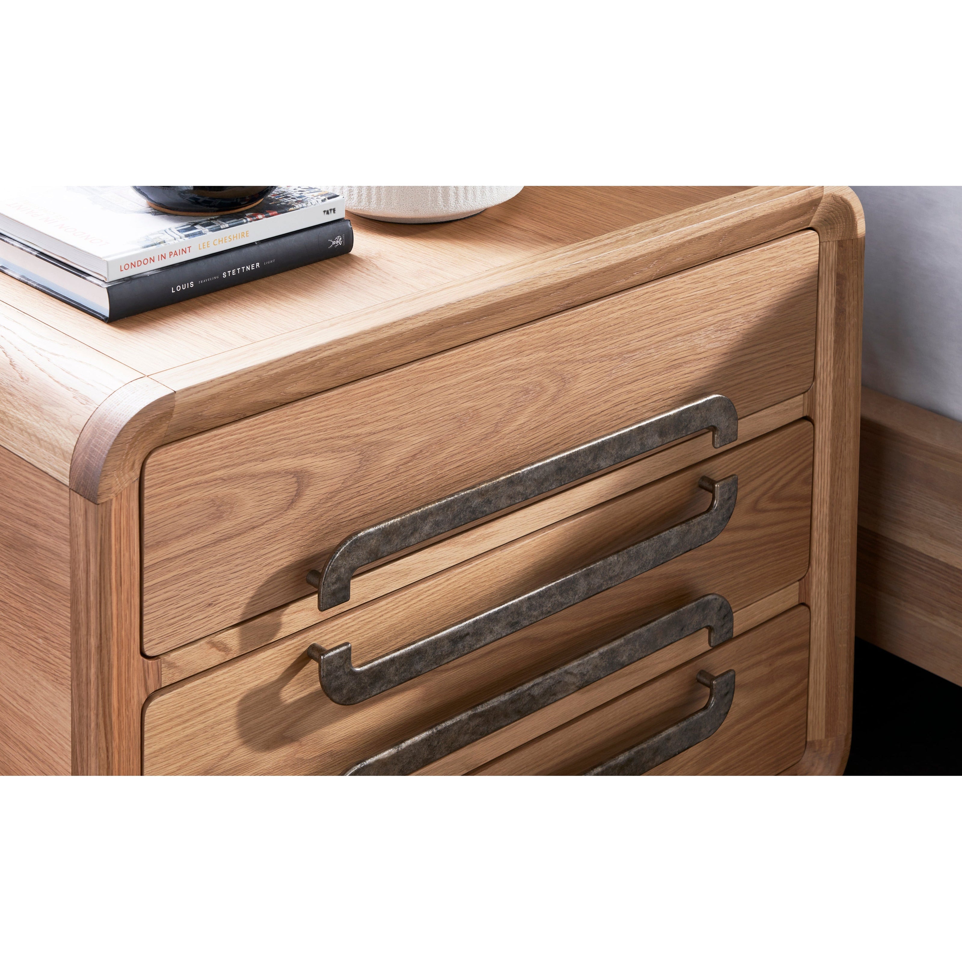 Vanguard Form Three Drawer Nightstand