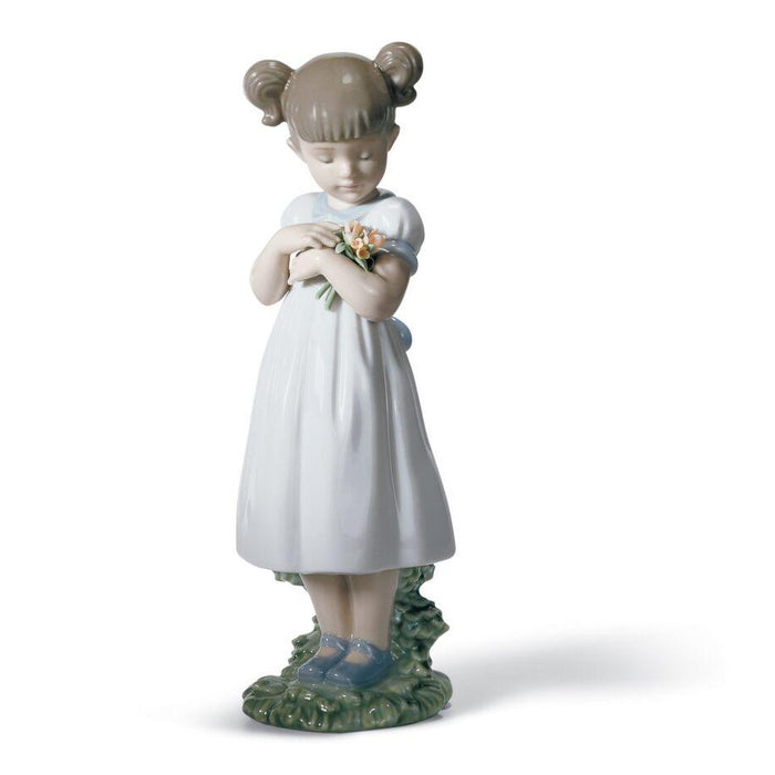 Lladro Flowers for Mommy Girl Figurine