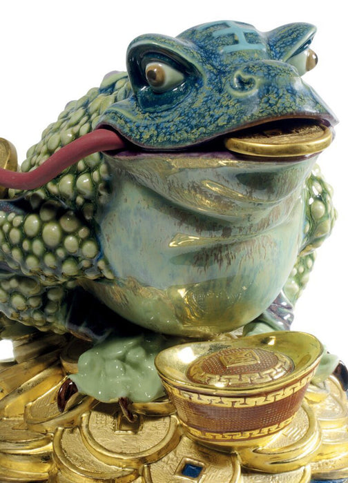 Lladro Hoptoad Figurine Limited Edition