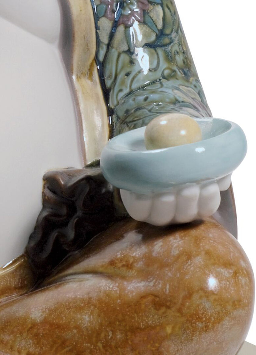 Lladro Happy Buddha Figurine