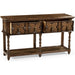 Jonathan Charles Tudor Style Dark Oak Buffet