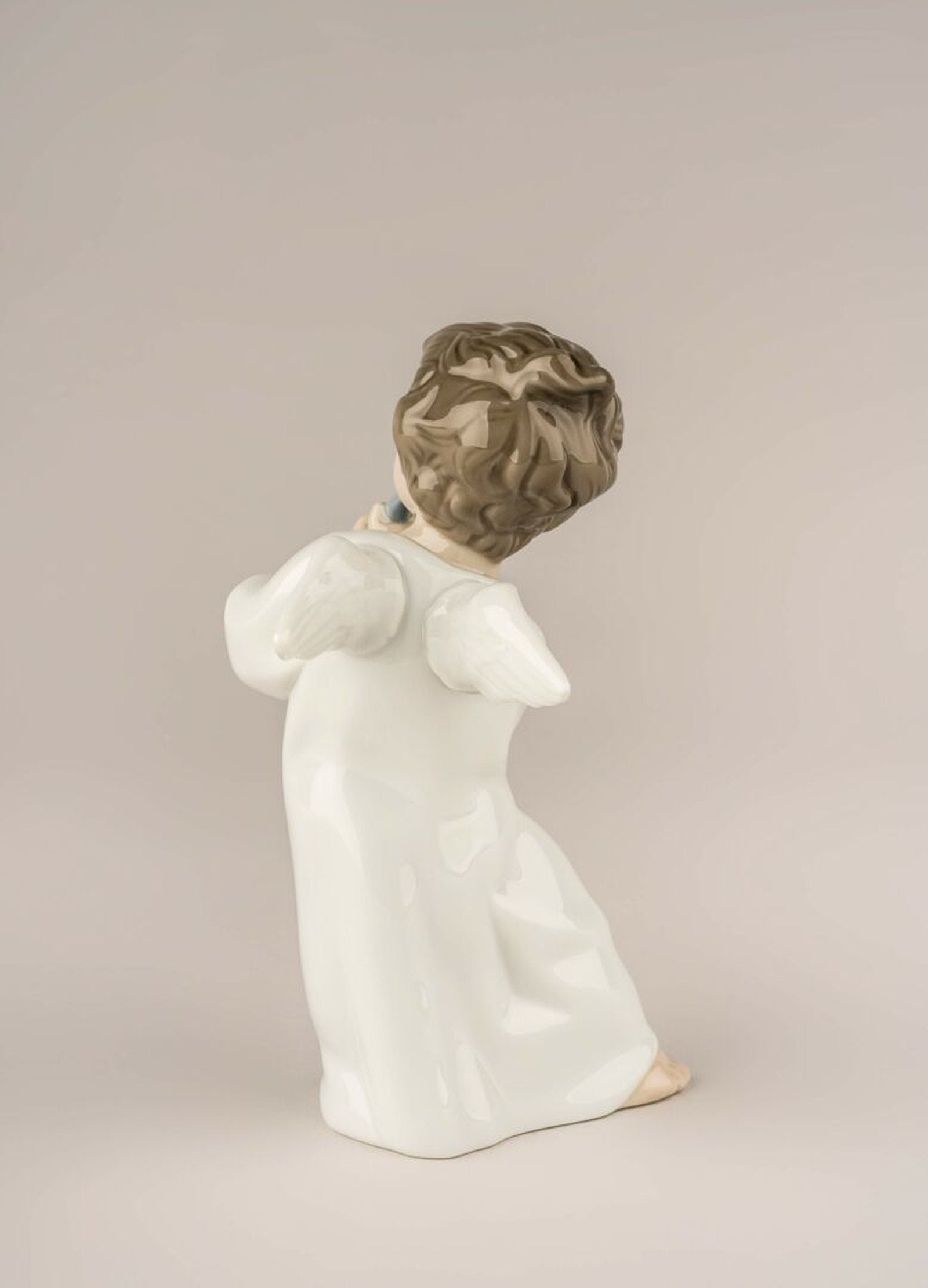 Lladro Angel with Flute Figurine
